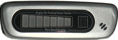 Display for electromagnetic parking sensors Display for electromagnetic parking sensors