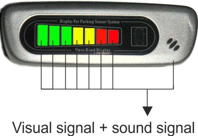 LED display parking sensor for electromagnetic LED display parking sensor for electromagnetic