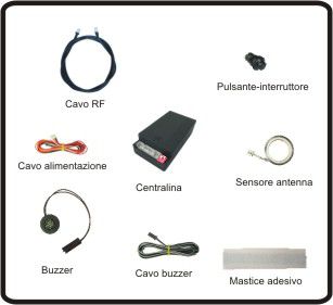 Sensori di parcheggio elettromagnetici invisibili anteriore Sensori di parcheggio elettromagnetici invisibili anteriori EPS-DUAL 2.0