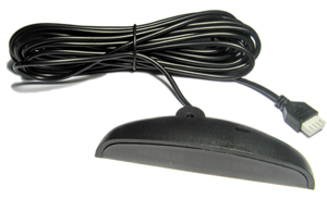 Display sensori di parcheggio elettromagnetici invisibili dietro Display cavo nero