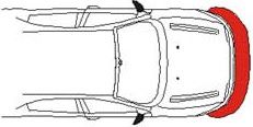 Sensore di parcheggio EPS-STRIP FRONT Zona Rossa