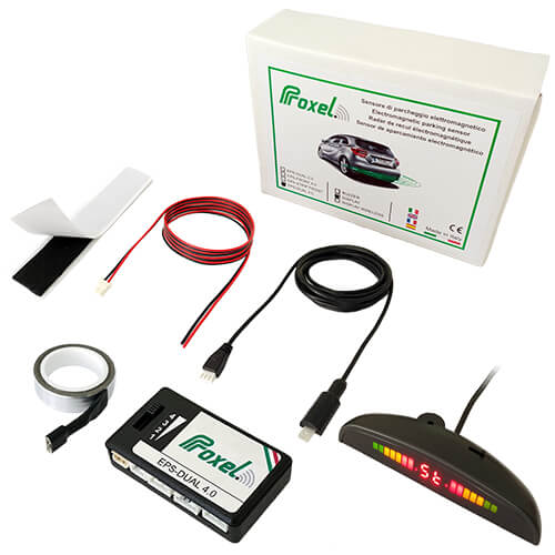 kit sensori parcheggio invisibili EPS-DUAL 4.0 kit display via cavo
